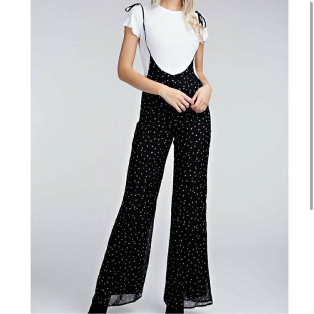 Honey Punch star overall jumper